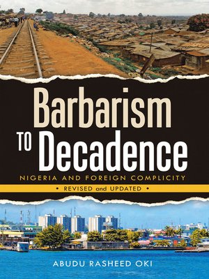 cover image of Barbarism to Decadence